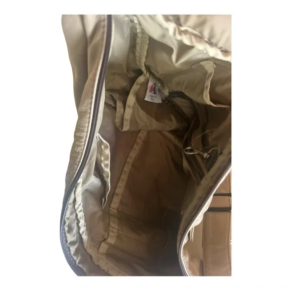 LAmeriBag Classic Healthy Back Bag Tote Microfiber Tan - Picture 7 of 7